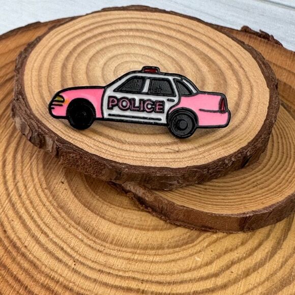 Pink Cop Police Cruiser Trooper Enamel Pin/Brooch - Picture 4 of 7